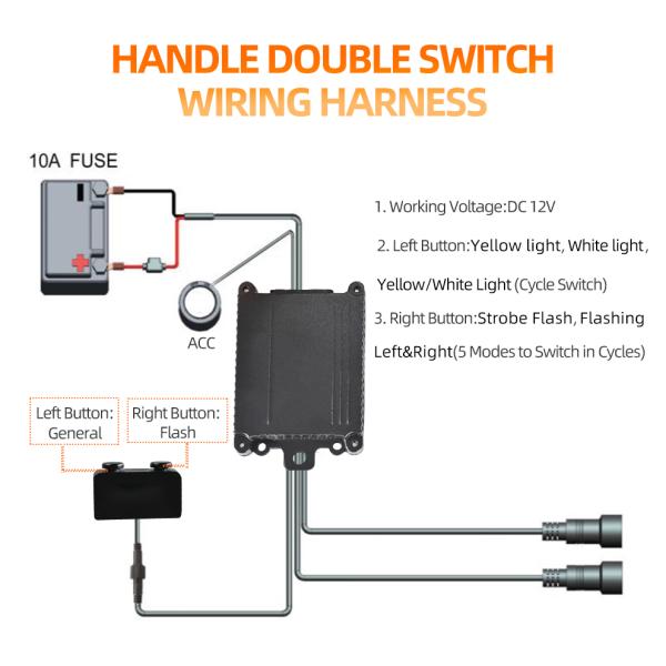 20000Lm 60W светодиодные мотоциклетные фонари 16В светодиодные фары