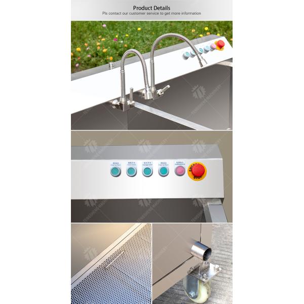 Fruit Orange Leaves Vegetables sward beans  Herbs Fruiting vegetables Wash Washer Washing Cleaning processing production Double cylinder fruit and vegetable washing machine