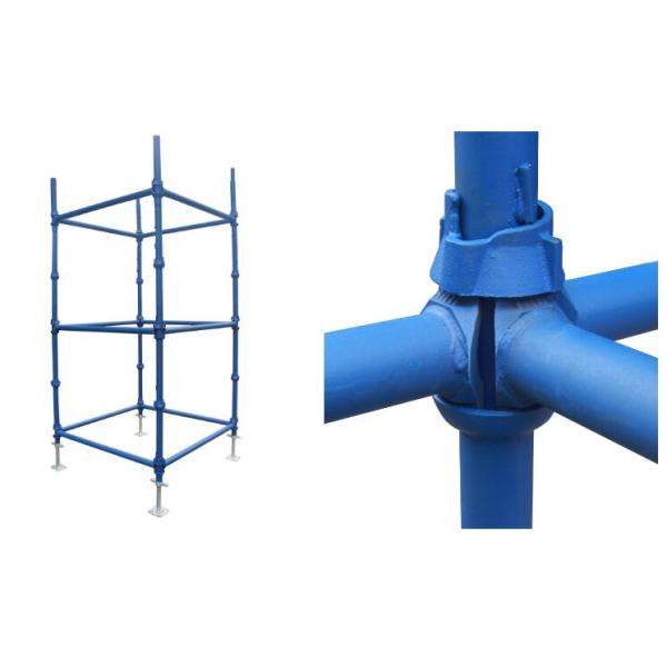 Система кубчатого замка Q235 Стальная леса прикрепления 48 мм диаметром