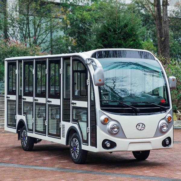 Affordable Price 72V AV Controller Electric Mini Bus Enclosed 14 Seater Electric Passenger Bus