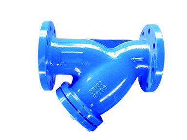 High Pressure Ductile Iron Y Strainer Good Sealing Performance No Noise