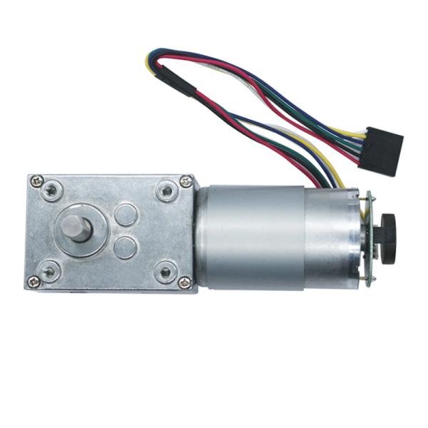 O sem-fim da C.C. do codificador 30W alinhou o motor que o torque alto 12V viaja de automóvel o travamento do auto