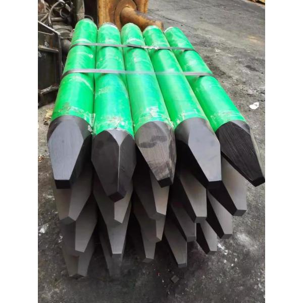 Excavator Breaker Hammer Drill Rod / Rammed Drill Rod For Excavator