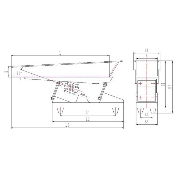 GZV Miniature Electromagnetic Vibrating Feeder Feeding Equipment High Feeding Accuracy And Throughput Capacity