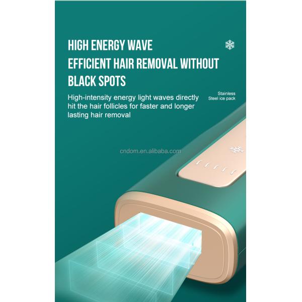 Get Rid of Unwanted Hair at Home IPL Intense Pulsed Light with Ice Cooling Technology