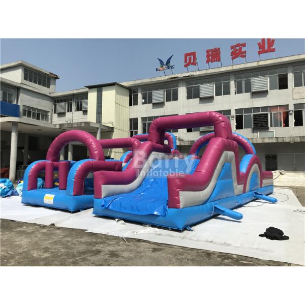 полоса препятствий ПВК 0.5мм подгонянная материалом гигантская раздувная комбинированная