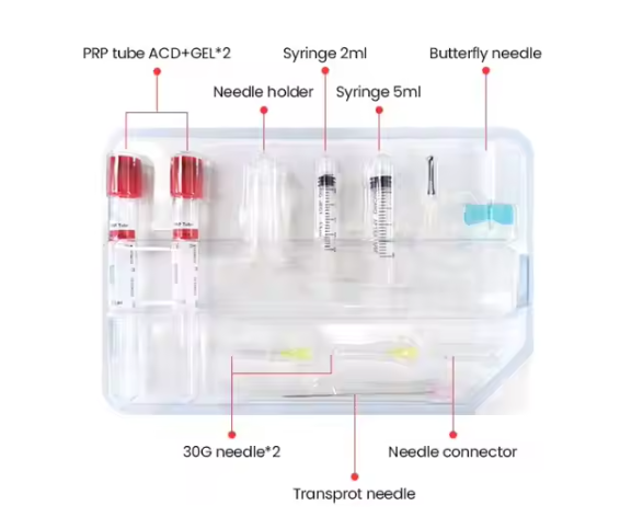 Cenlee 15ml prp Kit Blood Collection PRP Kit with ACD Gel and Anticoagulant Kit for Aesthetics Rejuvenation