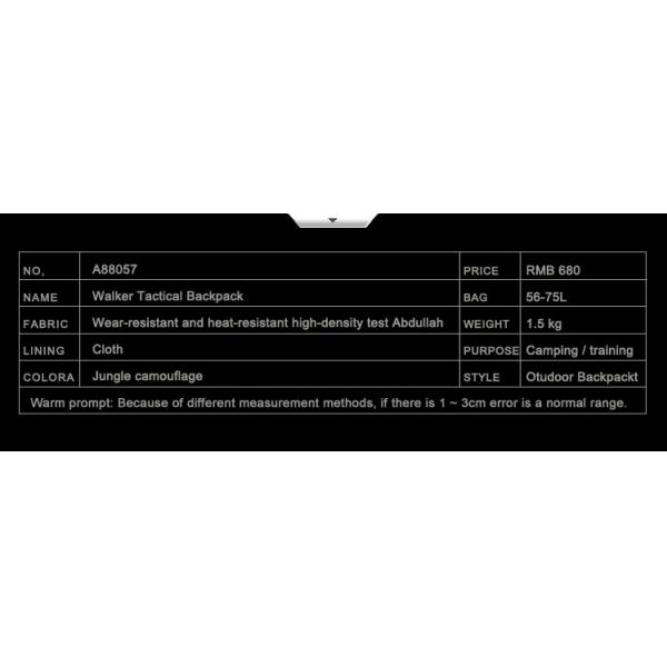 Thunder Tactical Pack Military Tactical Shoulders Backpack Mountaineering Bags