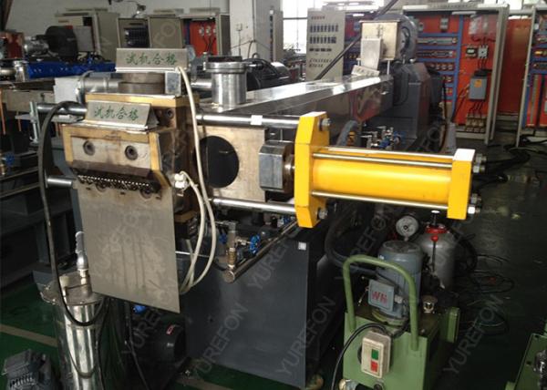 Waste PET Plastic Recycling Granulator Machine 38CrMoAl 40Cr Parallel Twin Screw