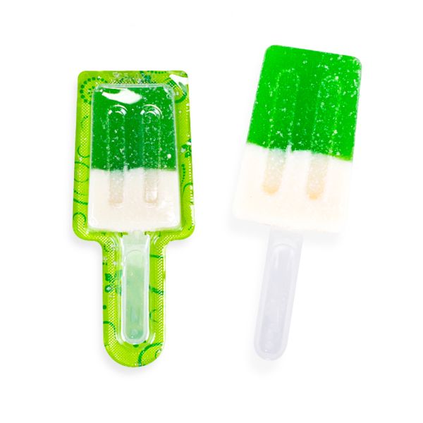 Fruit Flavor Ice Cream Shape Soft Lollipop Candies Rich in Vitamin C Gummy Candy