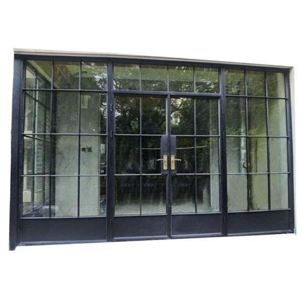 Customized High-Security Laminated Steel Glass Door