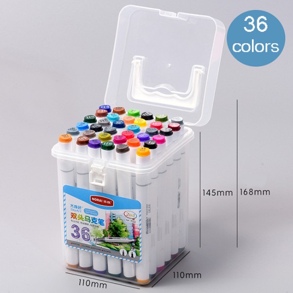 36 Colors Double Head Printing Color Number Oily Custom Markers Pen Marker Pen Permanent