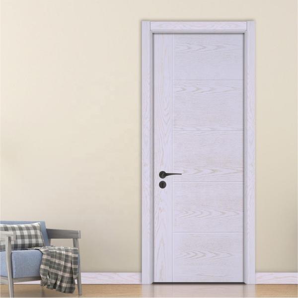 Eco Friendly Single Swing Solid Wood Flush Doors 2.1m For Hotel