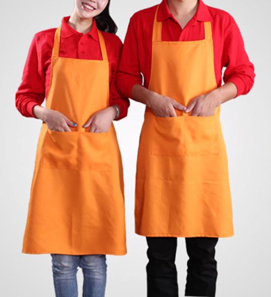 Custom cheap cooking kitchen apron for promtion and advertisment good gift for cooks chefs