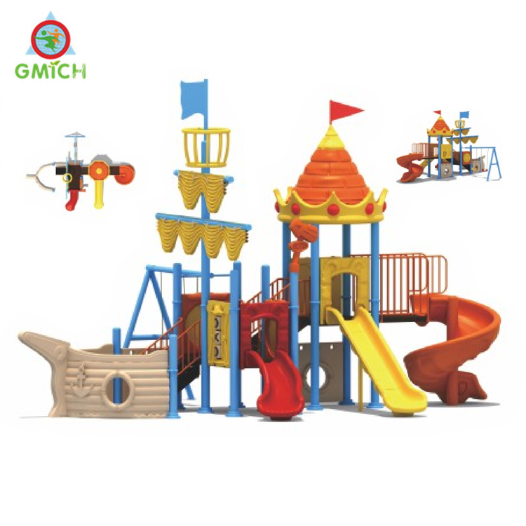 Kids Playground Outdoor New Design Attractive Children Park Slide Amusement Equipment