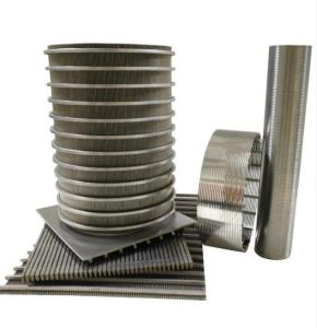 SS 304 Flat Wedge Wire Screen for Water Well Casing Pipe
