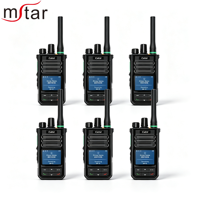 Caltta PH660 Digital DMR Handheld Walkie-Talkie IPX-8 Waterproof Two-Way Radio with 5W Output Power and 3000-3500mAh Battery