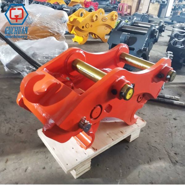 Hydraulic Quick Coupler for Excavators | Guchuan Q355 Quick Hitch for 1.5–80 Ton Machines