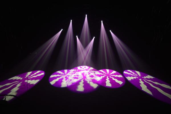 3 Facet Prism 150 Watt Mini Led Moving Head Lights For Stage Show