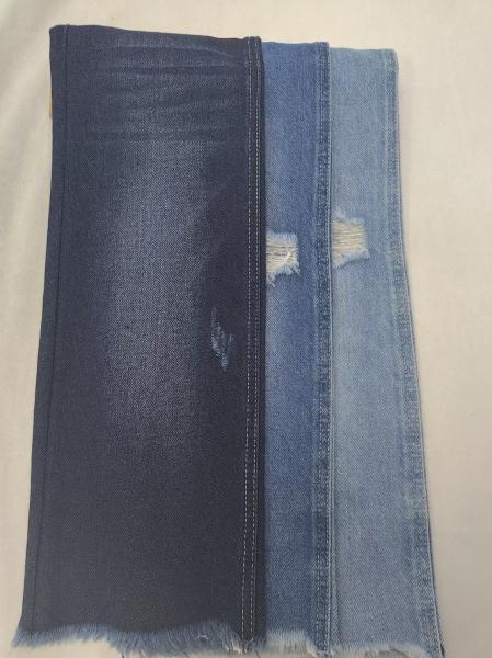 10.7 oz de polyester de coton en fibres de denim récupérées 10x7 JSD3306