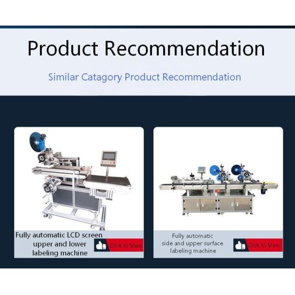 Fully Automatic Dual-Head Phone Film Sticker Machine CH-608 with Easy Tear Labeling for Electronic LCD Screens and Upper/Down Plane Labeling