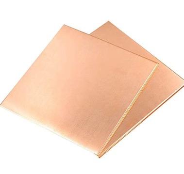 Cold/Hot Rolled Polished Copper Plate Sheet – 1000mm-6000mm Length, C2600, C2700, C5210 For Industrial Applications
