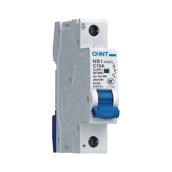 DIN Rail Mount Miniature Pv Dc Circuit Breaker 32a 1p 2p 4p 500v Photovoltaic Breaker