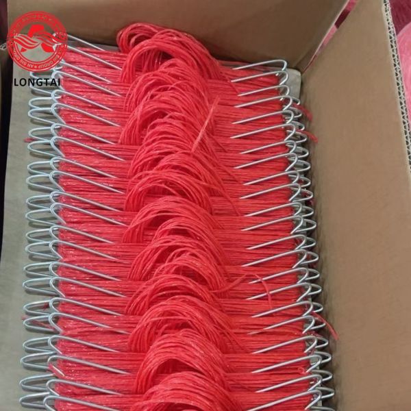Tomato Support O Hook Trellising Hook Pre-wound with 20m UV Resistant Polypropylene Twine and Durable Nylon Iron Construction