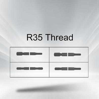 R35 Threaded Drill Bit Extension Rod For Face Drilling Bolting