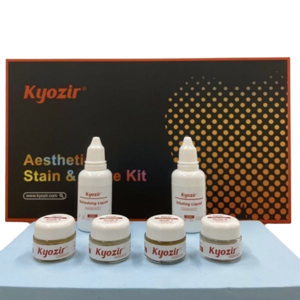 Aesthetic Dental Stain Glaze Paste Set 18 Color For Dental Lab Equipment