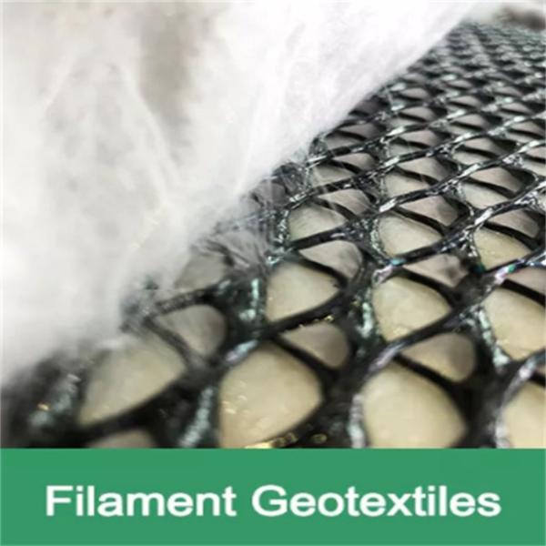 Дренаж дождевых вод 3d Пластиковые геокомпозитные канализационные сети для промышленных тоннелей или плотин