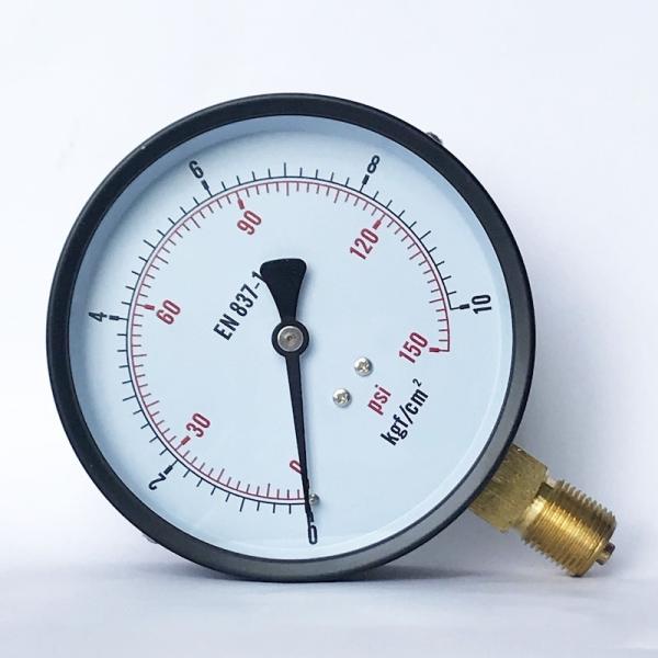 Copper Alloy 150 Psi Pressure Gauge Bottom Mount 100mm Steam Pressure Manometer