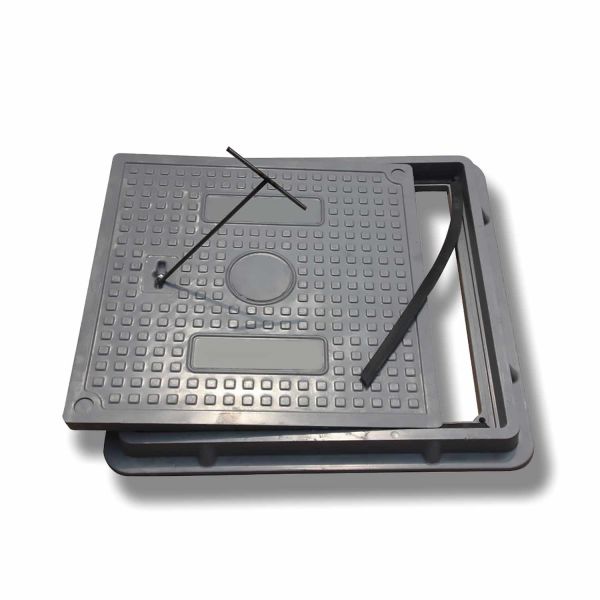 Lightweight Anti-Slip Weather Resistant SMC Composite Manhole Cover for Urban Infrastructure