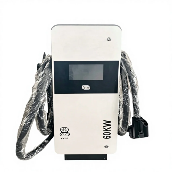 60KW Dual Guns Smart EV DC Fast Charging Station with OCPP APP Control and GB/T CCS2 Interface