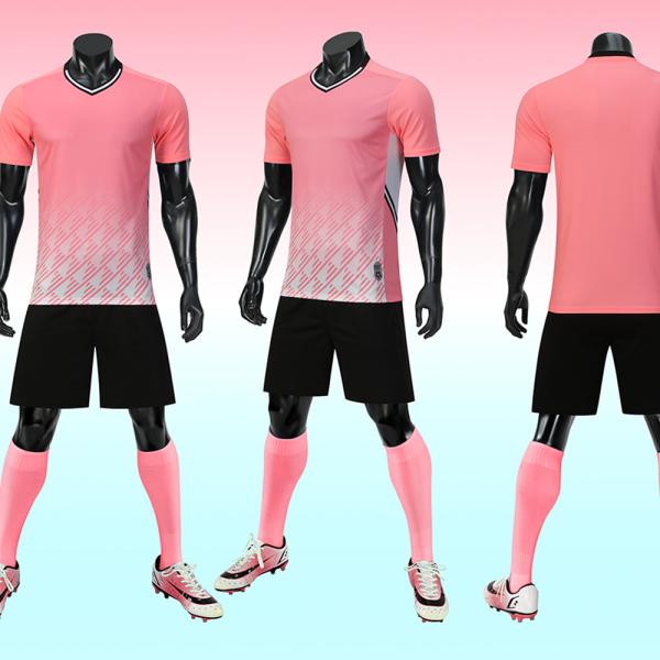 Premium Fabric Lightweight Plain Soccer Jerseys Breathable Football Jersey Set For Team