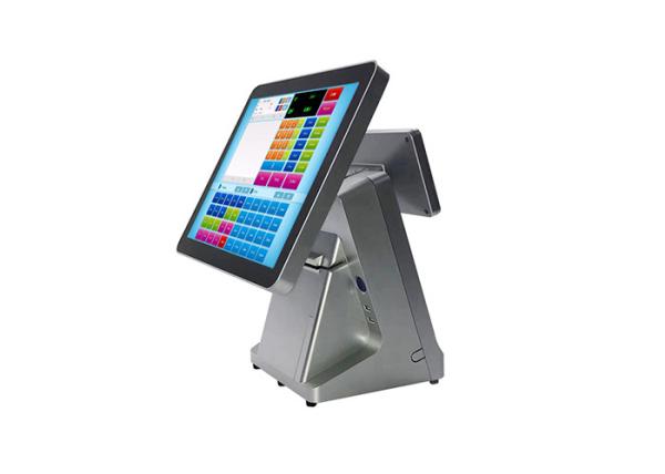Wireless Scanner POS Cash Register System 15 Inch Capacitive Screen 