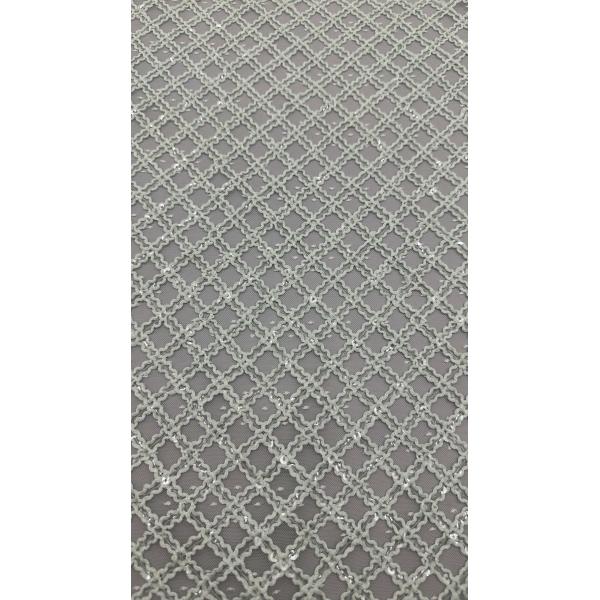 Broderie en feuilles et en plaquettes Durable et élégant Luxe tricot Broderie en tissu dentelle en tissu Mariage anniversaire Occasions Tissu en plaquette en paille