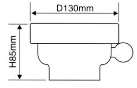 ABS Material LED Underwater Fountain Lights Pure White 5w 130mm Diameter