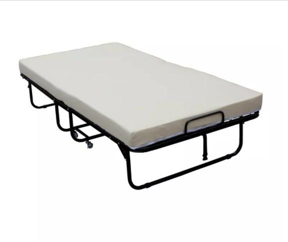 Hotel Black Folding Rollaway Bed for Convenient and Comfortable Sleeping Arrangements