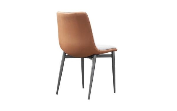 ModernaMix Fabric And Leather Dining Room Chairs