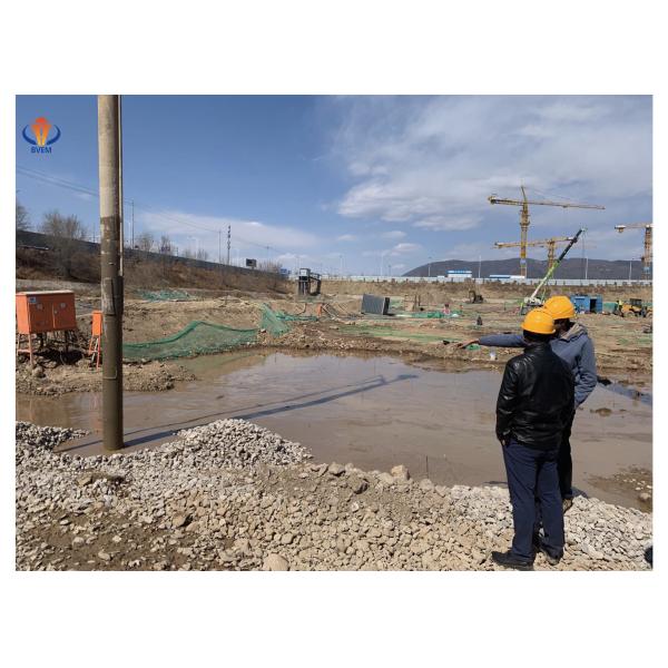 Опытные подрядчики Vibro Piling Vibroflot Drive Pile Machine BJV260E-450