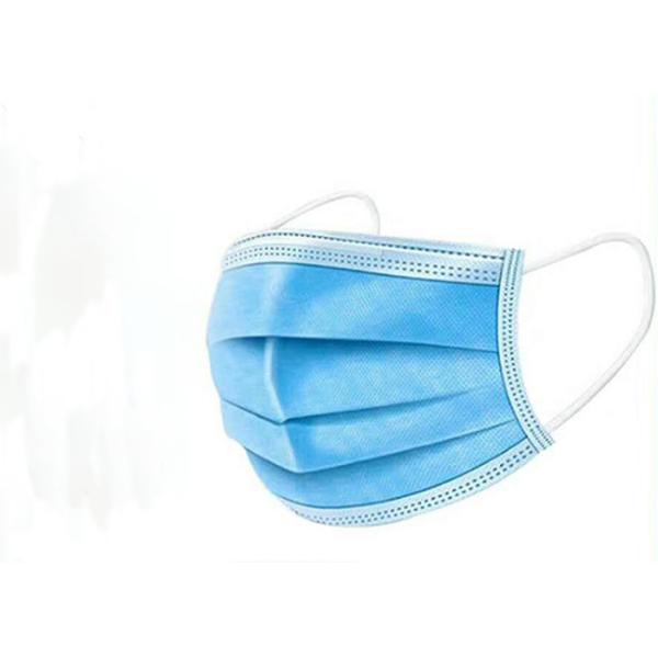 Dust Proof Non Woven Face Mask 3 Ply Antibacterial Hospital Mouth Mask