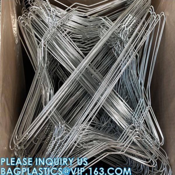 Laundry Hanger, Metal Wire Hanger Disposable Galvanized Coat Hanger White Hanger Used For Clothes Manufacturer
