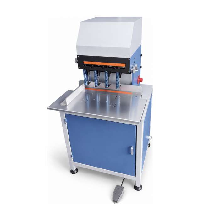 HXPD280 Multi-Head Paper Driller With 200mm Table Travel And Adjustable Back Margin