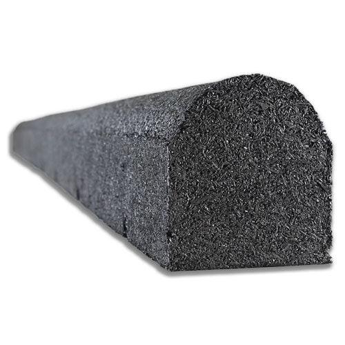 Red Recycled Rubber Garden Edging Customized Rubber Landscape Border 1000*80mm