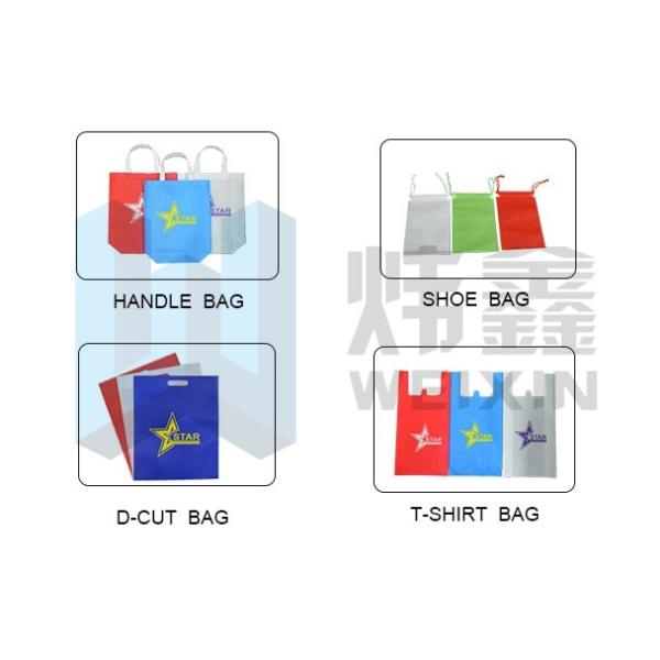 Welding Automatic Non Woven Handle Making Machine For Fabric Shopping Bag