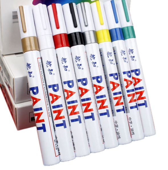 Двойная ручка для маркировки на белом доске с круглой кнопкой щетки и шириной письма 0,5/1,5 мм