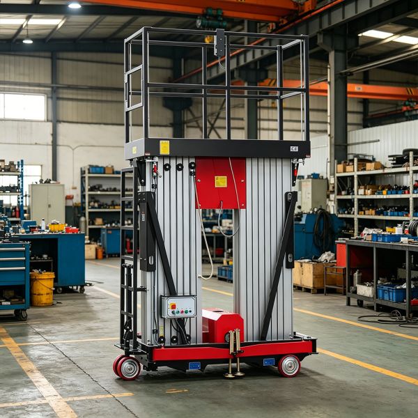 Hyperscale Data Center Vertical Mast Lift Industrial Platform 9m 10m 12m