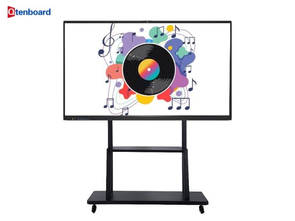 Tableau blanc interactif LCD 75 pouces, vente chaude, téléviseur intelligent interactif, panneaux muraux interactifs pour l'enseignement scolaire