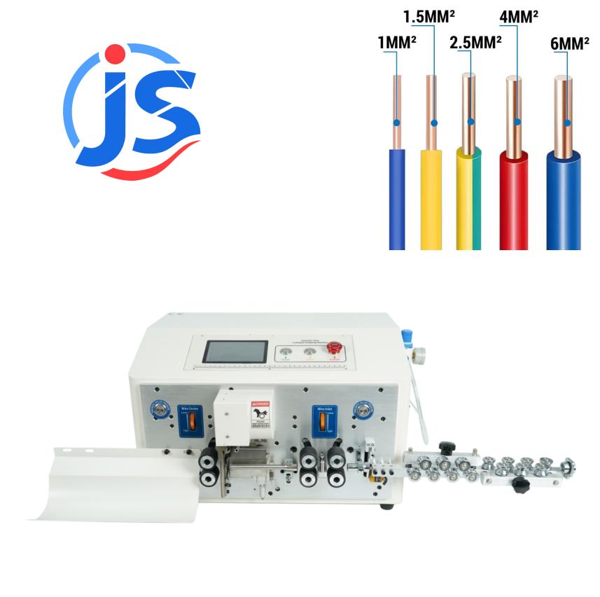 Round Sheathed Copper Cable Cutting Machine Multi Core Copper Wire Stripping Machines
